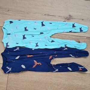 0-3M Kyte Baby Zippered Footie Bundle In Blue